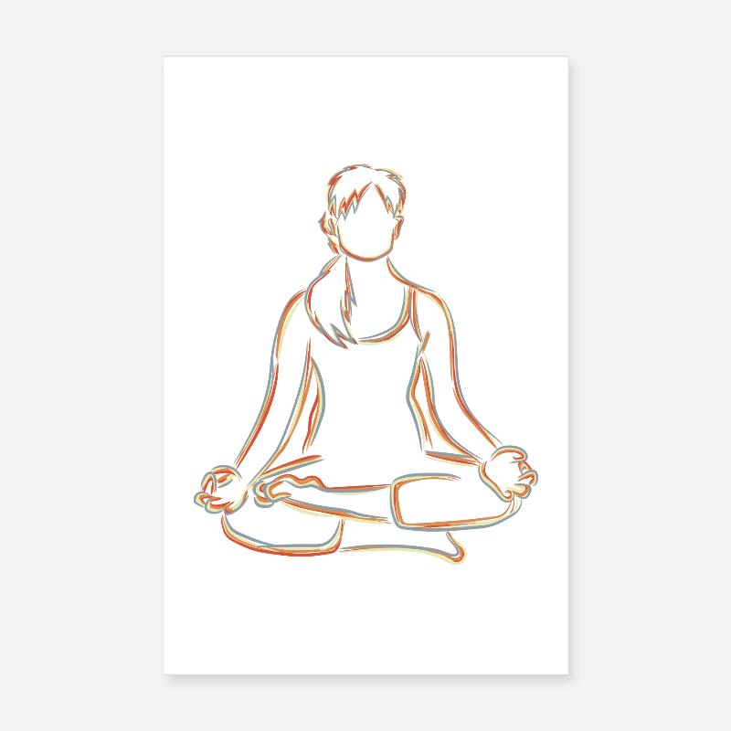 Yogini Poster 20x30 cm
