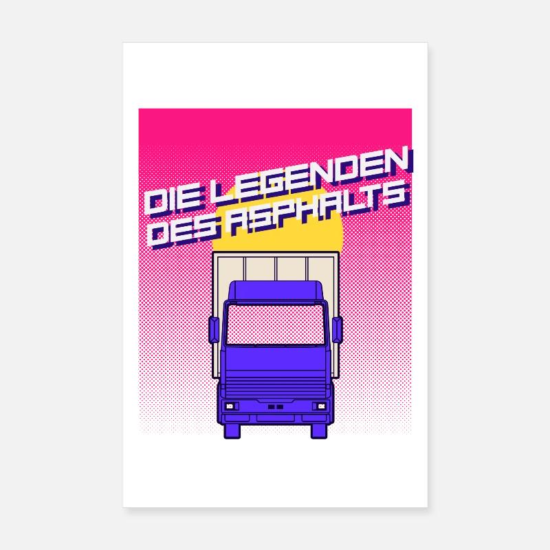 Légendes de l’asphalte Poster 20 x 30 cm