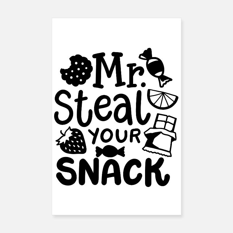Snacks Essen Snack Poster 20x30 cm