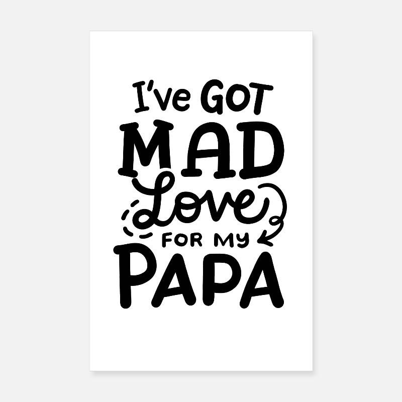 Vater Papa Vatertag Poster 20x30 cm