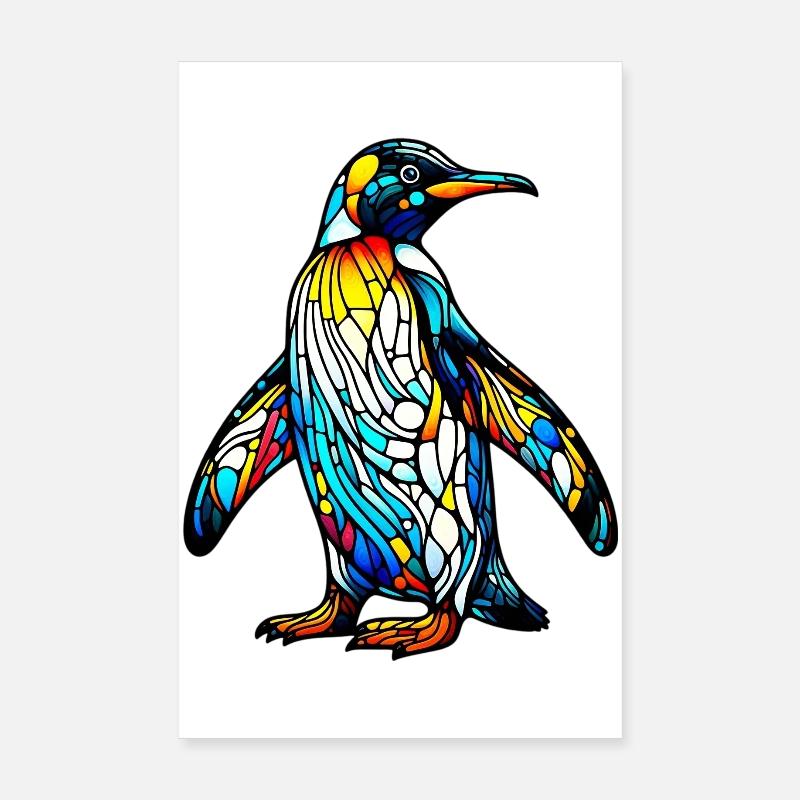 Penguin Poster 8" x 12" (20x30 cm)