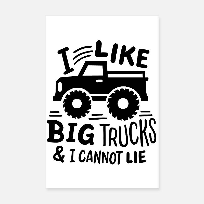 Pick-up Van Poster 20x30 cm