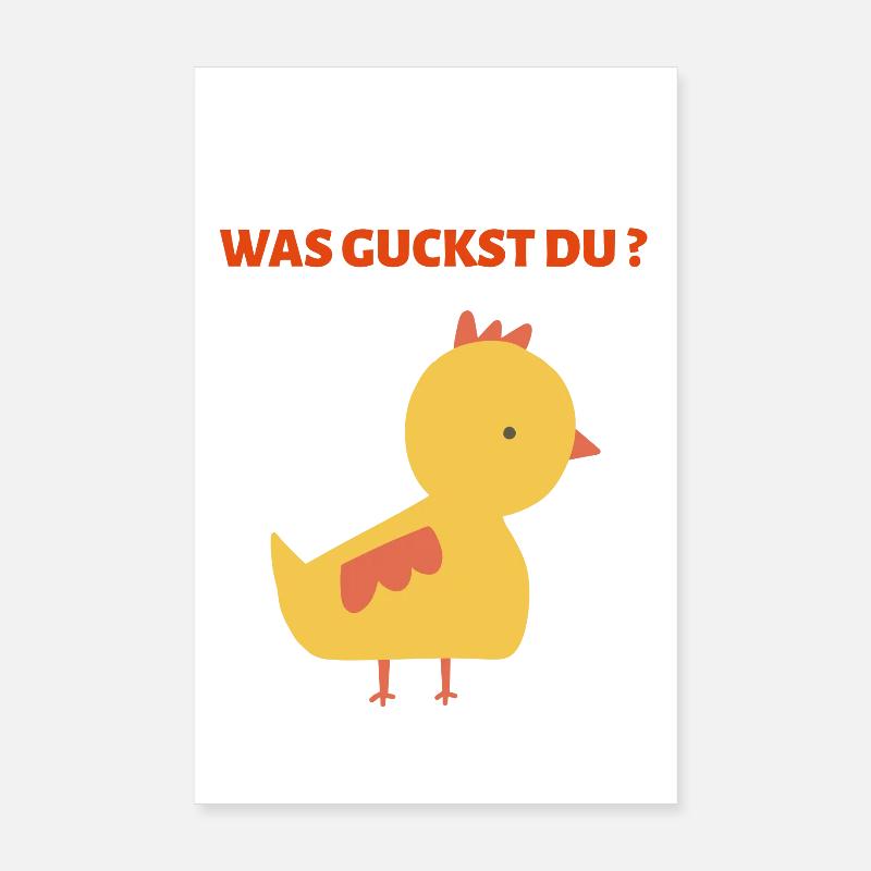 QU’EST-CE QUE VOUS REGARDEZ ? Poster 20 x 30 cm