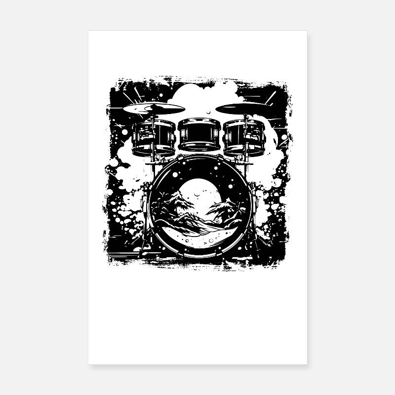 Trapset Drawing Poster 8" x 12" (20x30 cm)