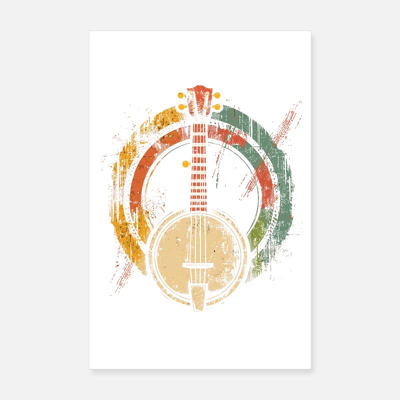 Banjo des années 90 Poster 20 x 30 cm