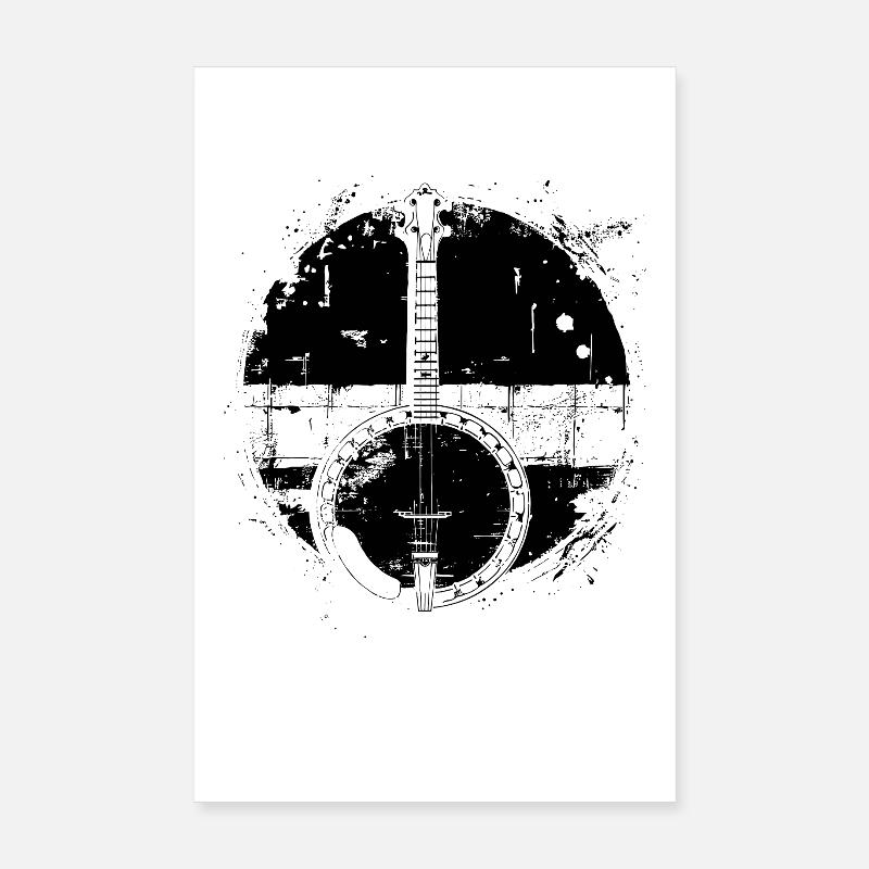 Banjo Poster 20 x 30 cm