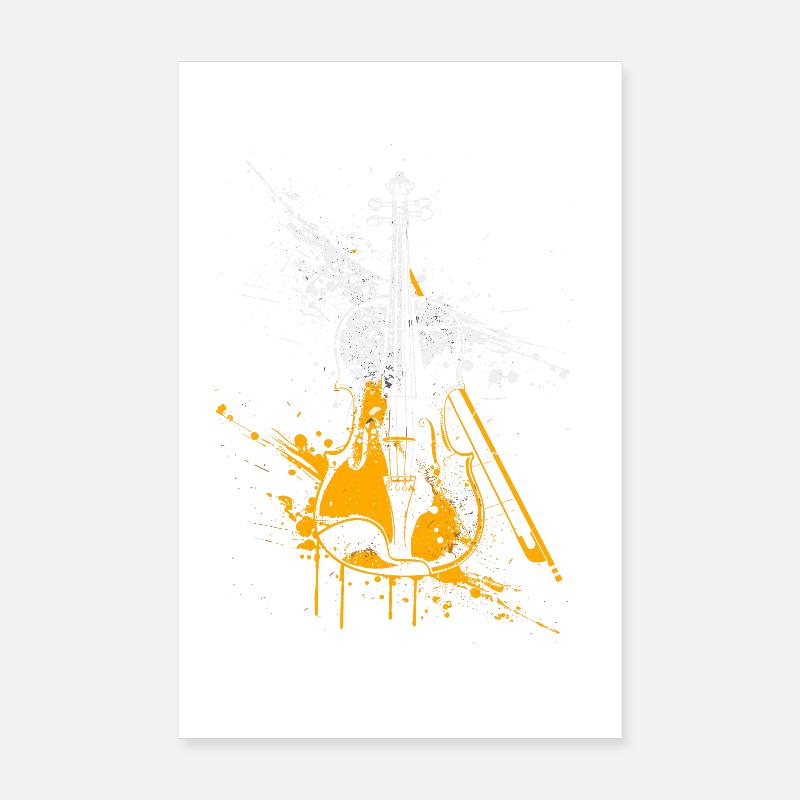Graffiti de violon Poster 20 x 30 cm