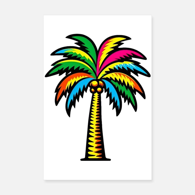 Palm tree Poster 8" x 12" (20x30 cm)