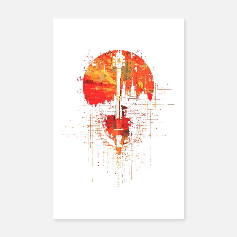 Banjo Rétrowave Poster 20 x 30 cm