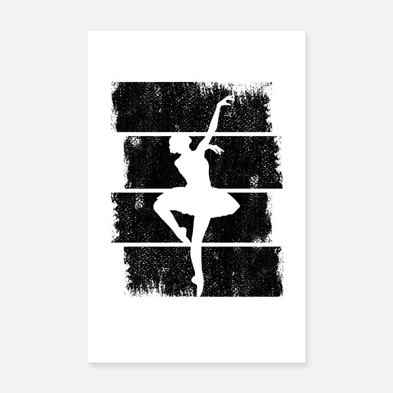 Ballet Dancer Sketch Poster 8" x 12" (20x30 cm)
