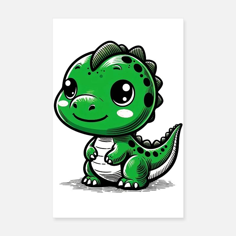 Dinosaure Poster 20 x 30 cm