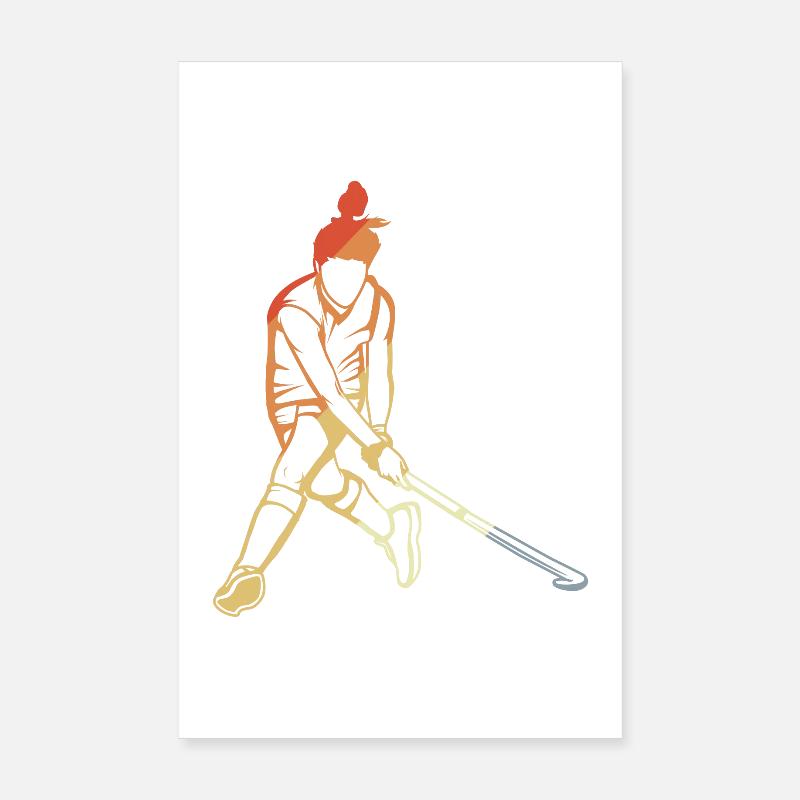 Hockey Junge Poster 20x30 cm
