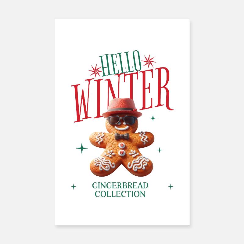 Gingerbread Collection Poster 8" x 12" (20x30 cm)