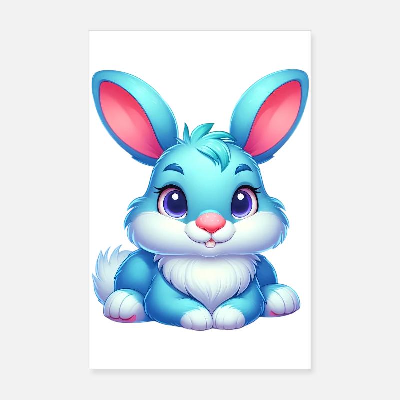 Rabbit Poster 8" x 12" (20x30 cm)