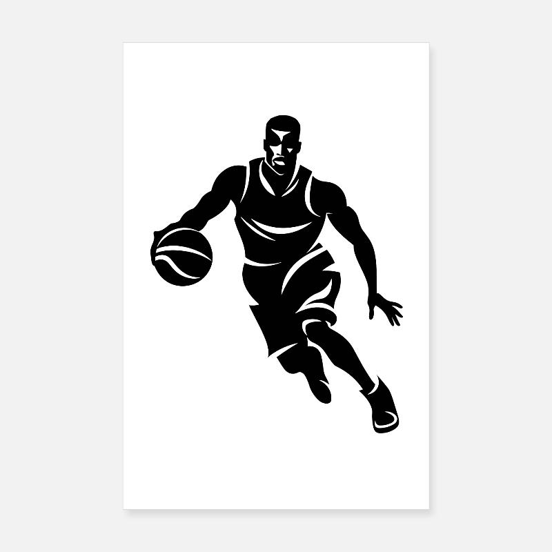 Basketteur Poster 20 x 30 cm