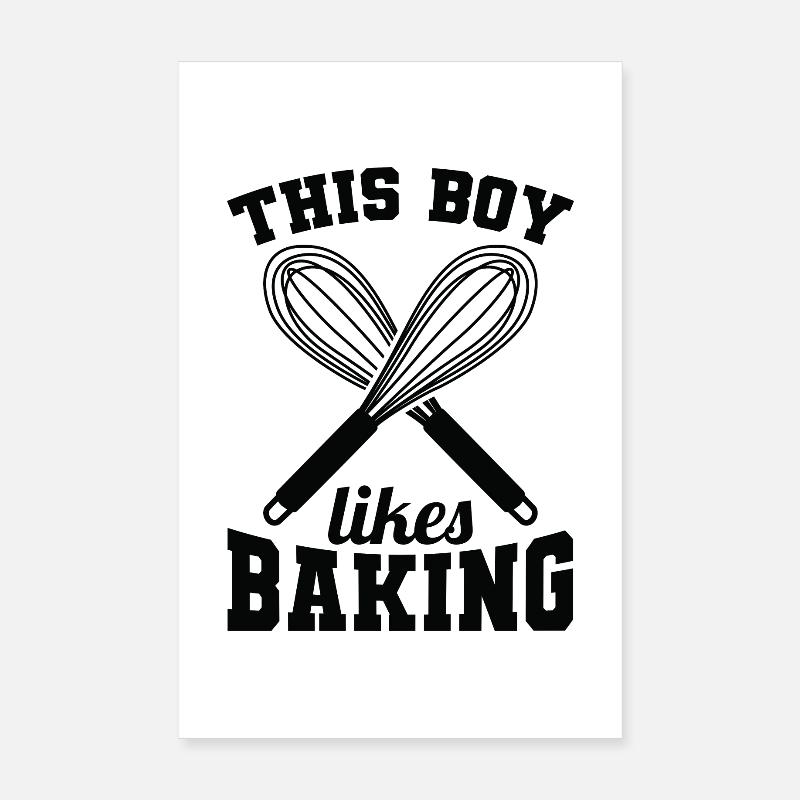 Small baker Poster 8" x 12" (20x30 cm)