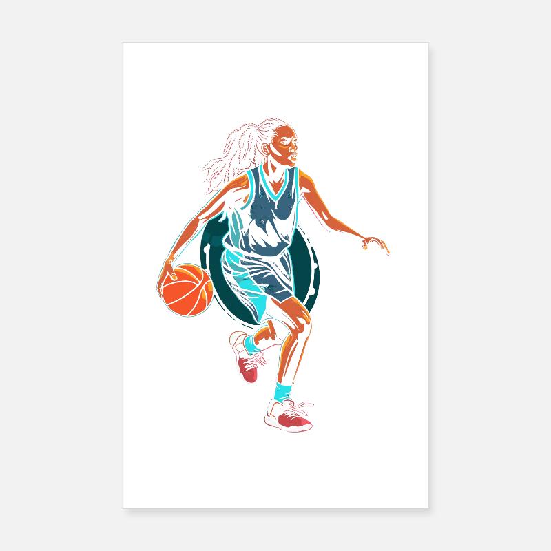 Basketteur Poster 20 x 30 cm