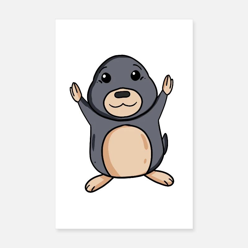 Taupe Poster 20 x 30 cm