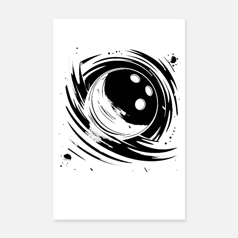 Graphiques de bowling Poster 20 x 30 cm