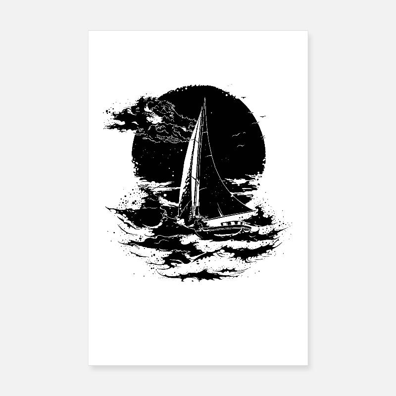 Sail Poster 8" x 12" (20x30 cm)