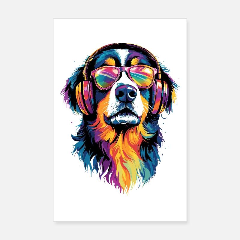 Bouvier bernois Chiens mignons Bouvier suisse Poster 20 x 30 cm