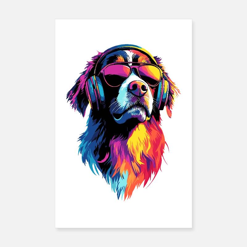 Bouvier bernois Chiens mignons Bouvier suisse Poster 20 x 30 cm