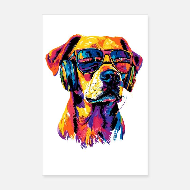 Deutscher Boxer Hunde Boxerverein German Boxer Poster 20x30 cm