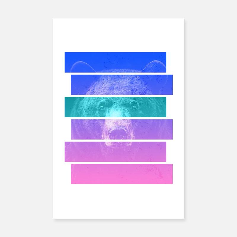 Bär Poster 20x30 cm