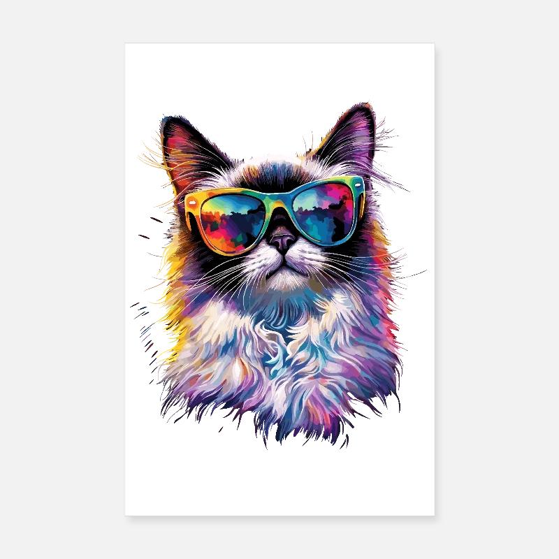 Chat Ragdoll Chat Ragdoll Chat Mignon Chats Ragdoll Poster 20 x 30 cm
