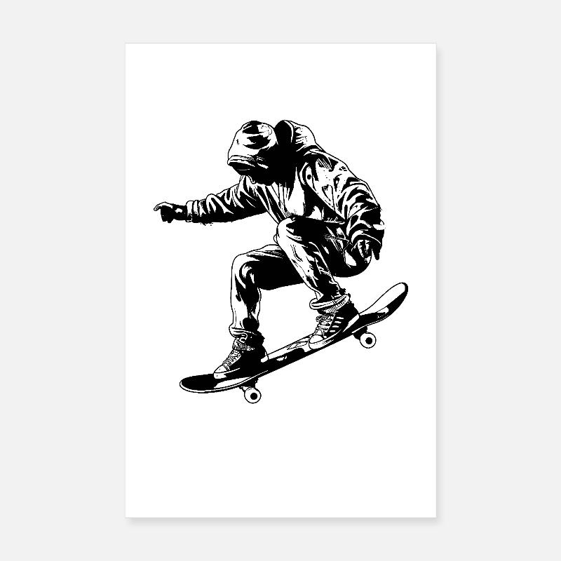 Skateboarder Poster 20x30 cm