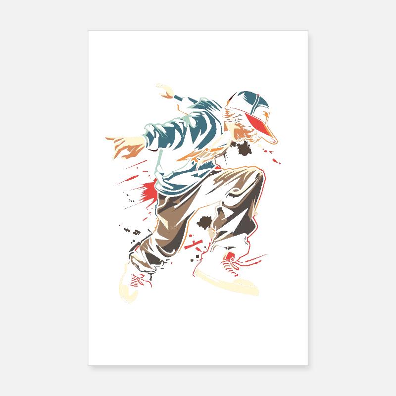 Breakdancer Poster 8" x 12" (20x30 cm)