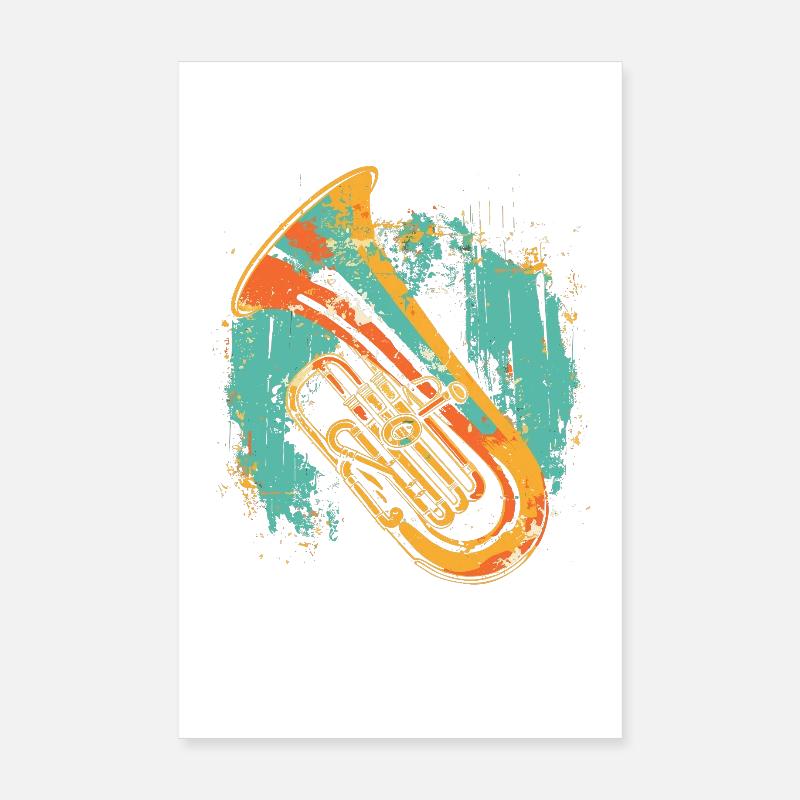 Tuba Graphique Poster 20 x 30 cm