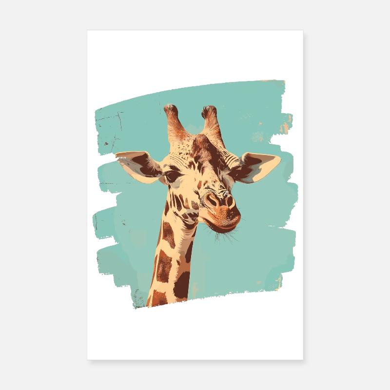 Girafe Poster 20 x 30 cm