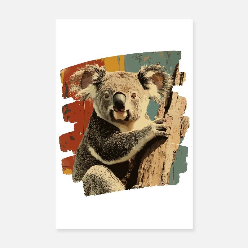 Koala Bear Poster 8" x 12" (20x30 cm)