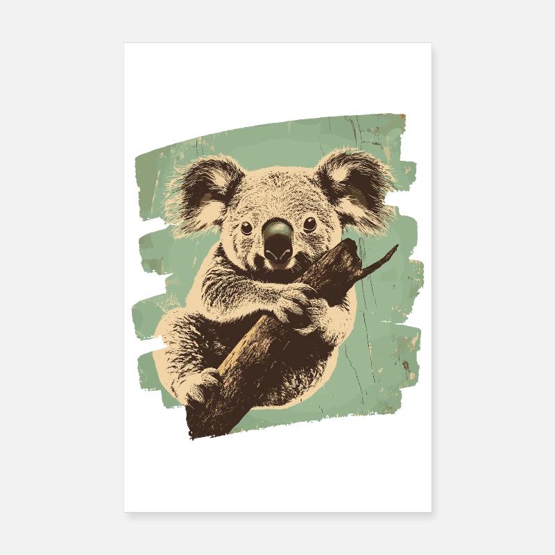 Koala Bear Poster 8" x 12" (20x30 cm)
