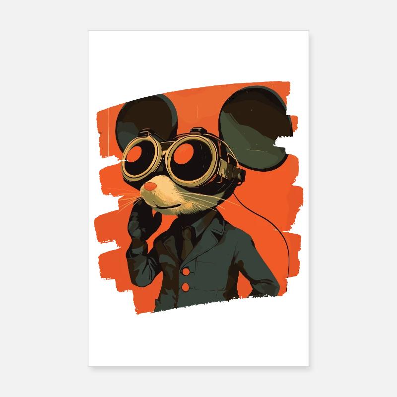 Mouse Poster 8" x 12" (20x30 cm)