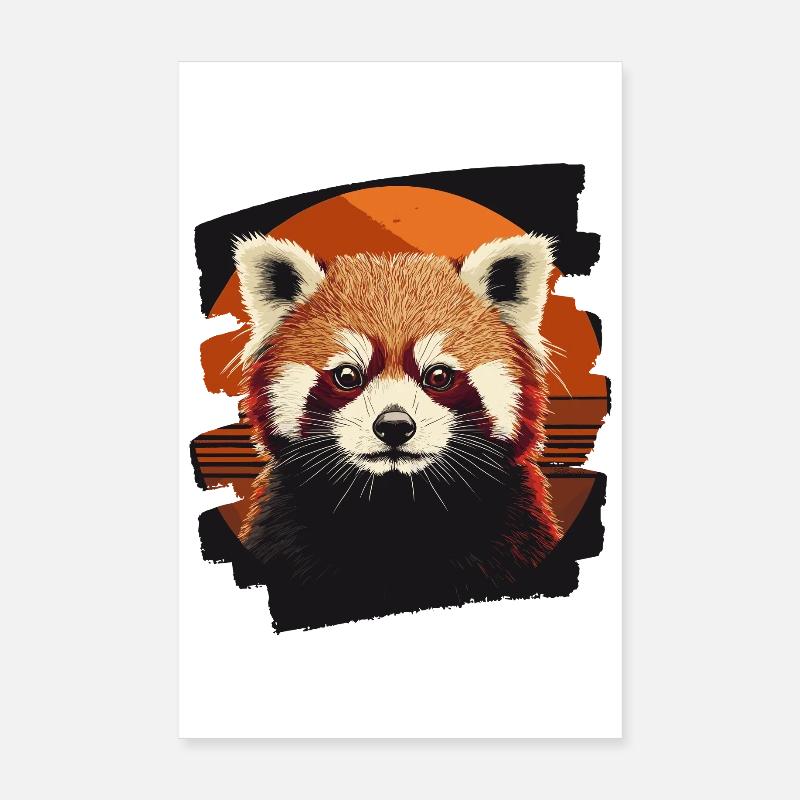 Red panda Poster 8" x 12" (20x30 cm)