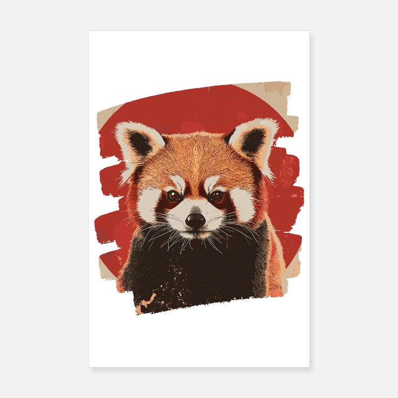 Red panda Poster 8" x 12" (20x30 cm)