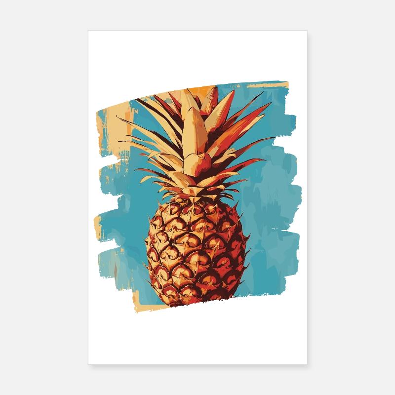 Pineapple Poster 8" x 12" (20x30 cm)