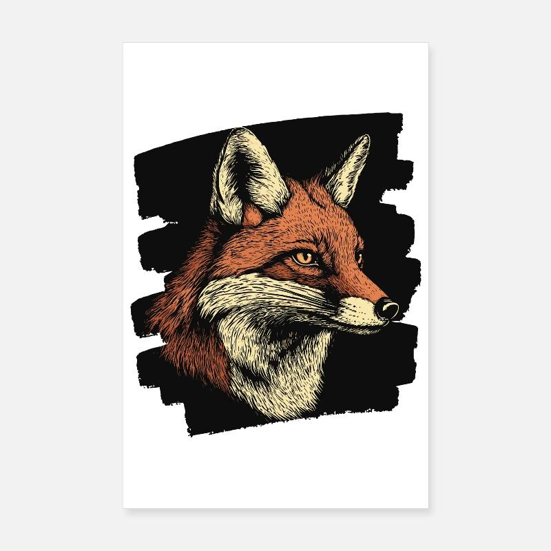 Renard Poster 20 x 30 cm