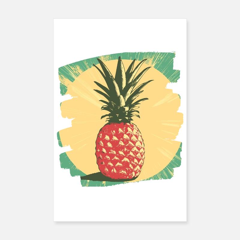 Ananas Poster 20 x 30 cm