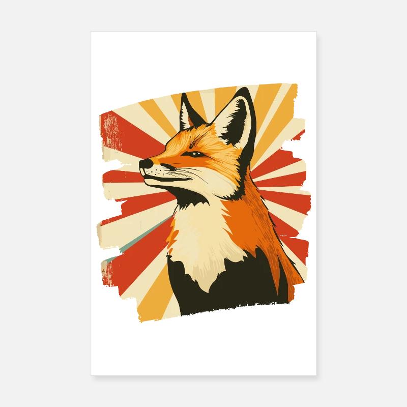 Renard Poster 20 x 30 cm