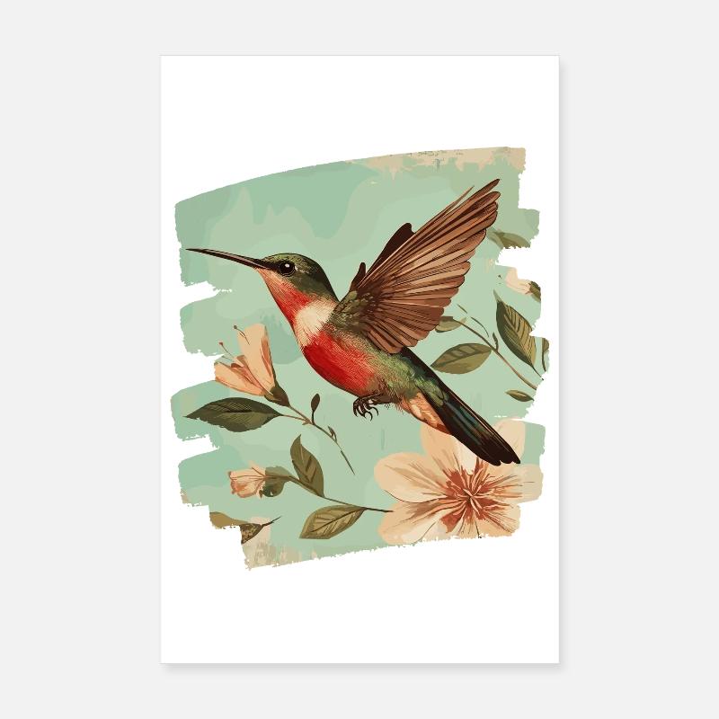 Colibri Poster 20 x 30 cm