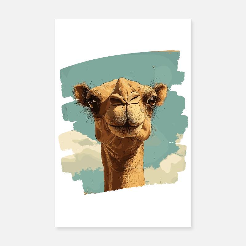 Kamel Poster 20x30 cm