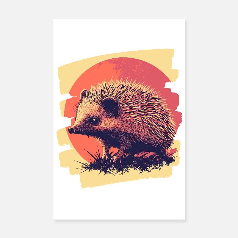 Igel Poster 20x30 cm