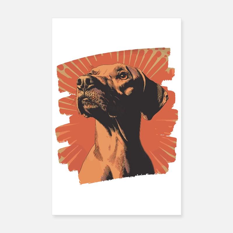 Rhodésian Ridgeback Poster 20 x 30 cm