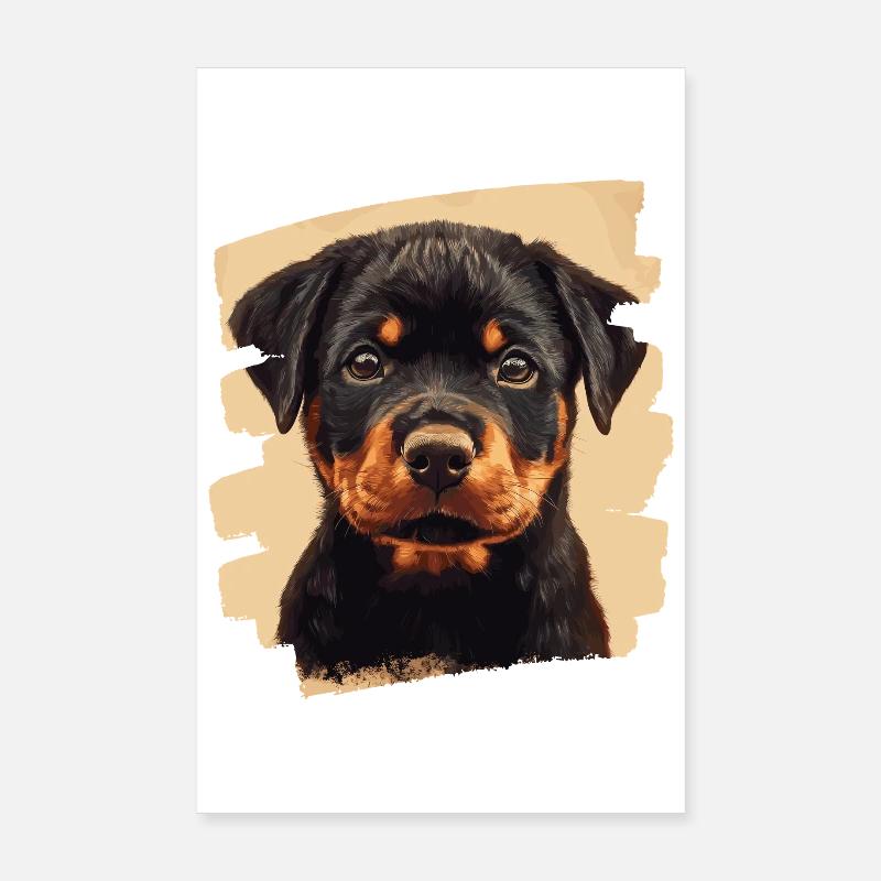 Rottweiler Poster 8" x 12" (20x30 cm)