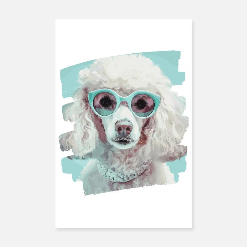 Pudel Poster 20x30 cm