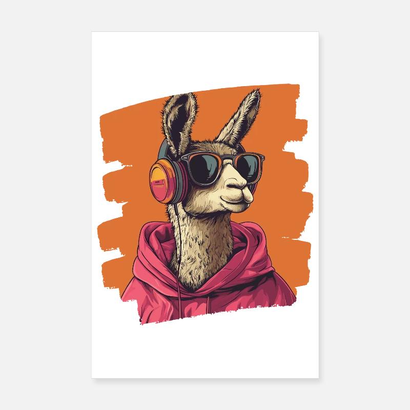 Lama Poster 20x30 cm