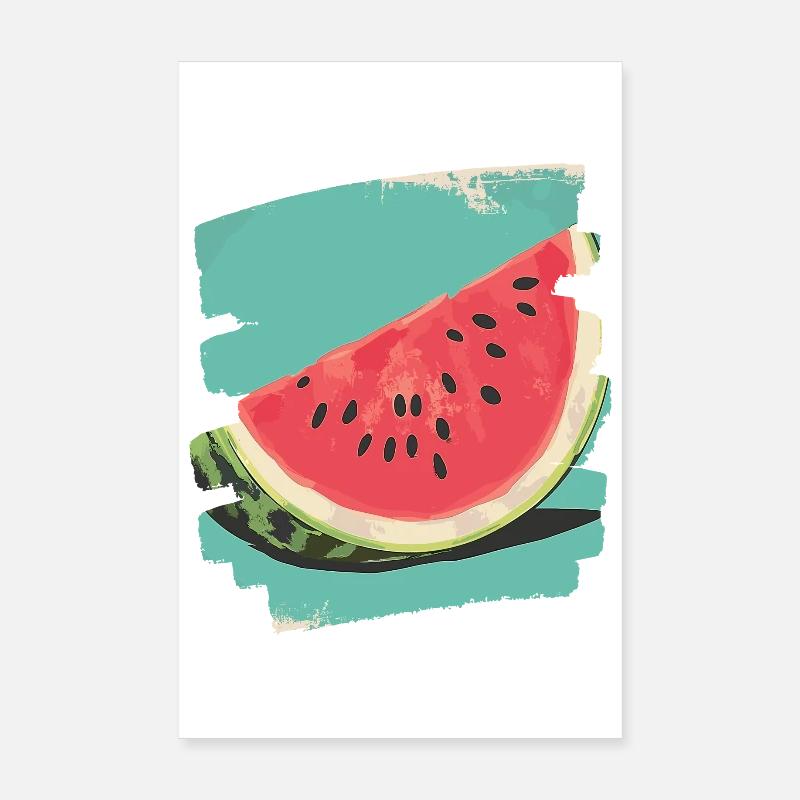 Watermelon Poster 8" x 12" (20x30 cm)